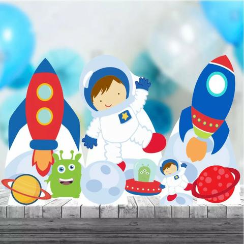 Vendo kit para decoração de festa em ótimo estado - Astronauta - Foto 2