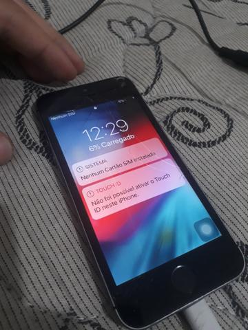 IPhone 5s com touch quebrado, pega normalmente mas touca nao funciona