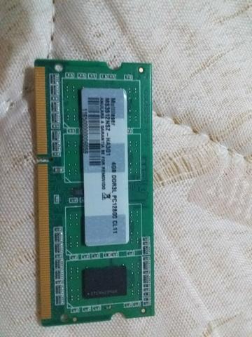 Memória de notebook 4 gb