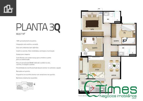 Apartamento com 3 quartos - Bairro Setor Pedro Ludovico em Goiânia - Foto 15
