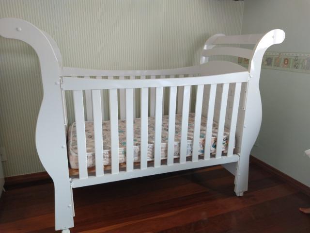 Berço mini cama com colchão muito novo - Foto 3