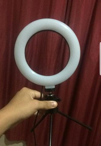 Led Para Fotos e Vídeos 14cm + tripé