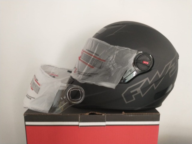 Capacete Top FW3 Classic Premium (viseira extra fumê) - Foto 2