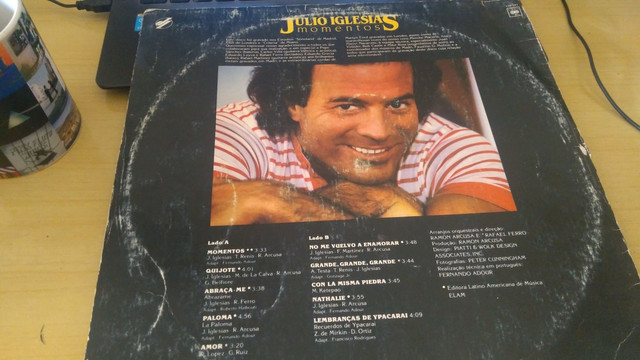 Disco de vinil Julio Iglesias