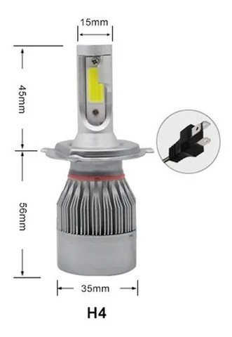 Kit Lampada Led 72w 6000k 7200 Lumens Super Branca - Foto 3