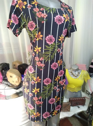 Vestidos Lisos Suplex Moda Evangélica P/M/G - Foto 4