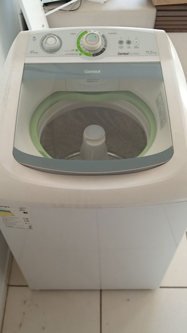Máquina de lavar roupas consul facilite, 11,5KG, 110v com transformador. - Foto 4