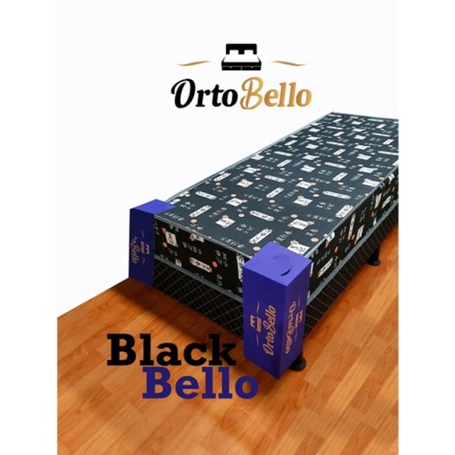 Cama Solteiro Black D23 Ortobello Frete Grátis - Até 12x 
