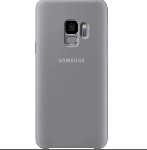 Capa Para Celular Samsung S9 Plus Silicone Cover - Cinza Original