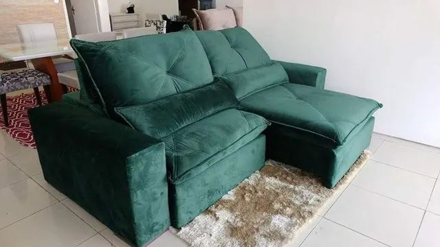 Sofá Retratil e Reclinavel a paritr R$ 1299,00 o  Metro  