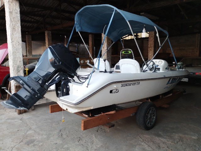 Barco Esporte/Recreio Ragge 16 Pés - Motor Evinrude 50HP Injetado 2T - Foto 7