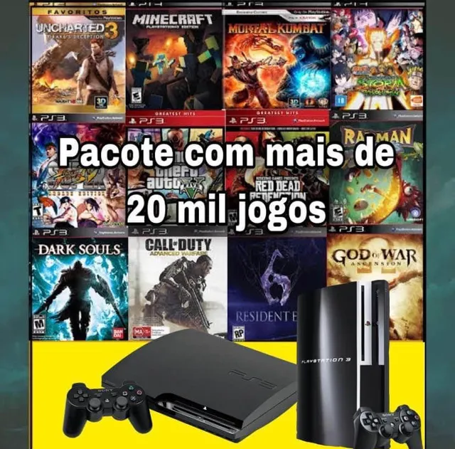 Pacote 4 Jogos Playstation 3 Ps3 Midia Fisica Original, Jogo de Computador  Sony Usado 39350681