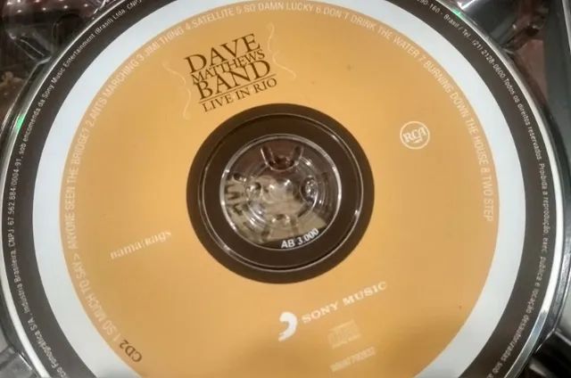 CD Dave Matthews Band - Live In Rio (Duplo) - Foto 5