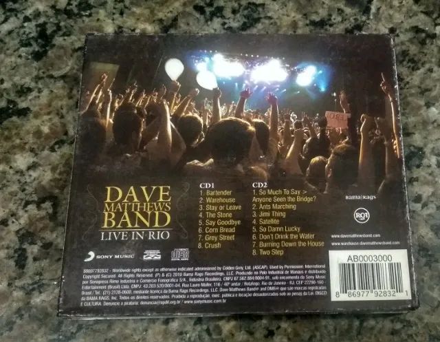 CD Dave Matthews Band - Live In Rio (Duplo) - Foto 3