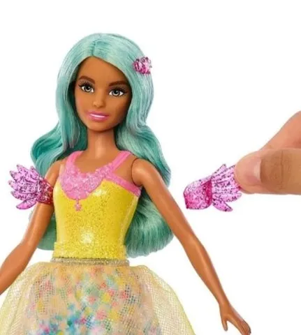 Boneca Barbie Busto P/pentear + Kit Salão De Beleza -c/vídeo