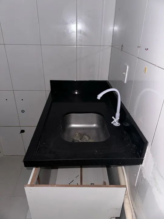 Pia granito preto São Gabriel 