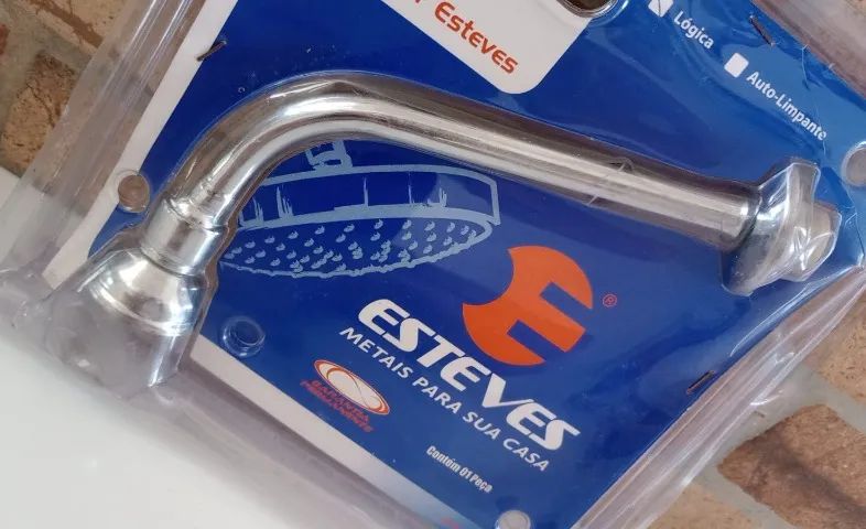 Chuveiro Parede Lógica Cromado - Esteves (VAB210CWB) - Foto 4