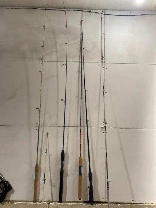 Vende-se varas de pesca + arpão 