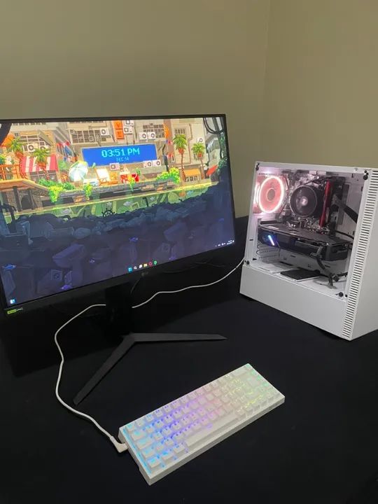 PC Gamer Completo - Ryzen 5 3600 + RX 5600 XT 6GB + 16GB + 240GB SSD (Leia!)