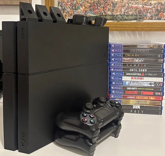 Ps4 Fat 500gb 1 Controle Ps4 Fat 500gb 1 Controle