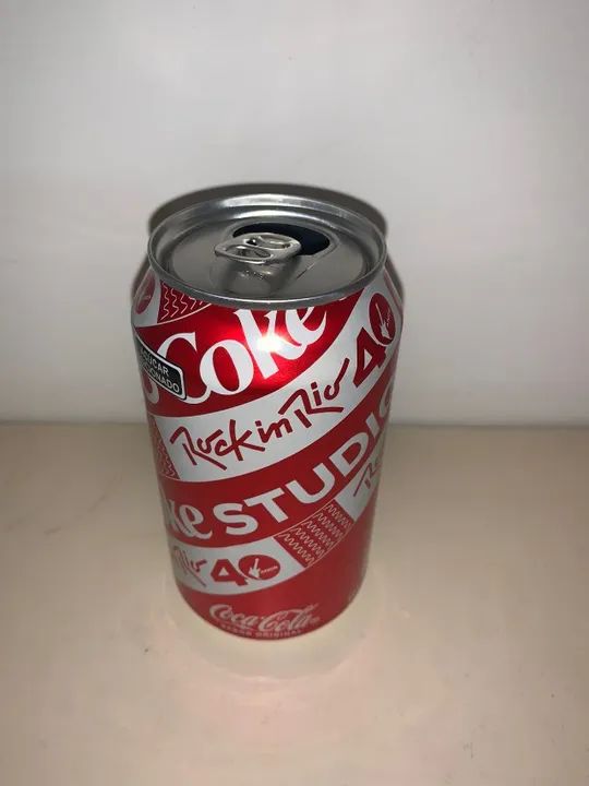 Lata: Coca Cola Rock In Rio 40 Anos - Item Colecionador Raro - Foto 3