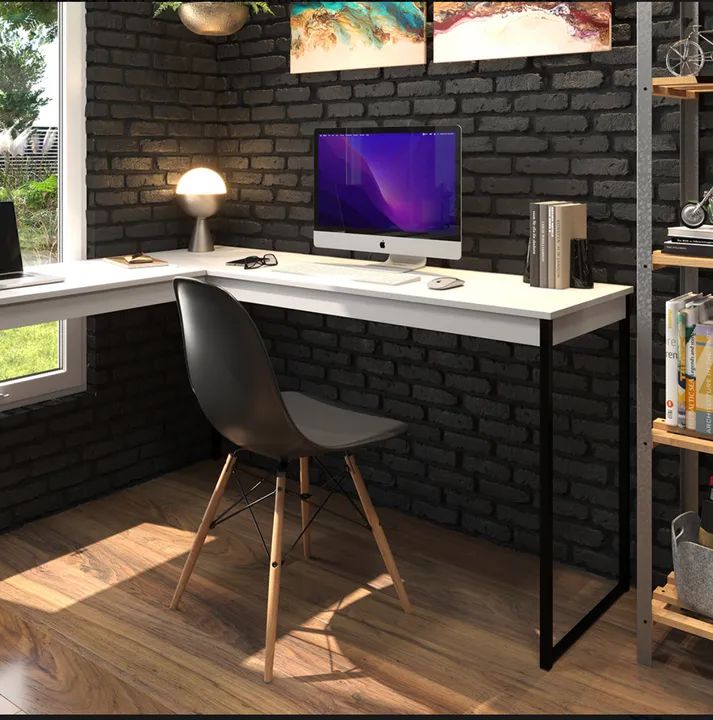 Mesa de Escritório L - Escrivaninha - Foto 4