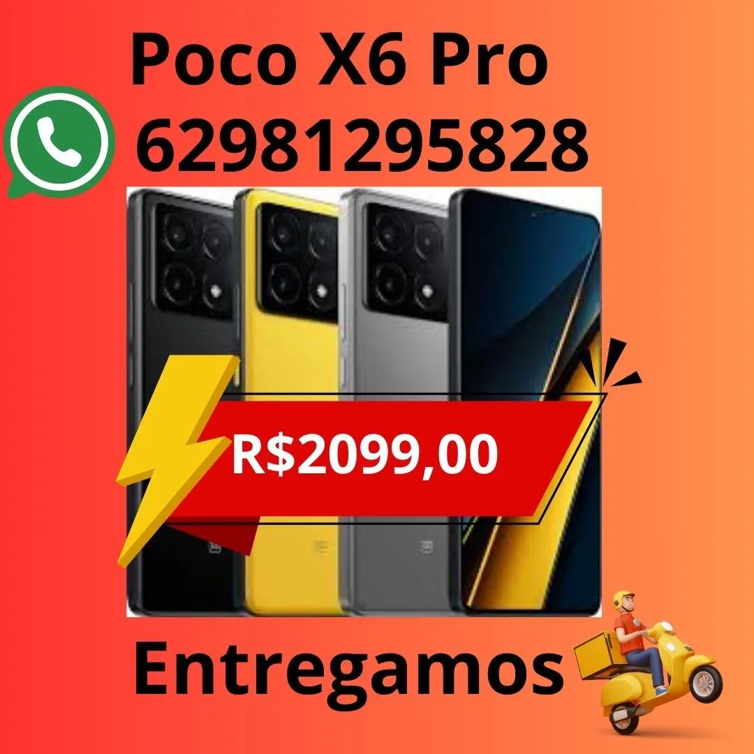 Celular Poco X6 Pro 5G NFC 512Gb 12Gb Ram Lacrado 