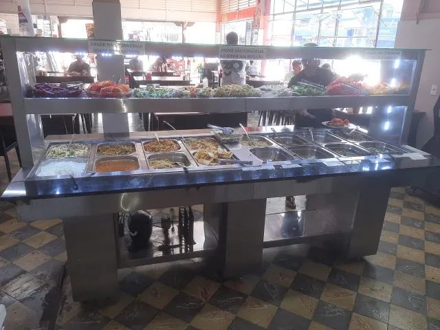 Balcão buffet Self service,pista fria,banho maria,balcões de restaurante - Foto 4