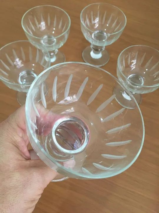 Taças antigas para sobremesa vintage  - Foto 2