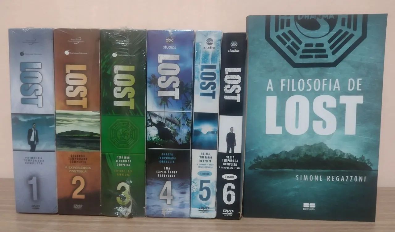 Box Lost Completo - 6 Temporadas + Livro Filosofia Lost - CDs