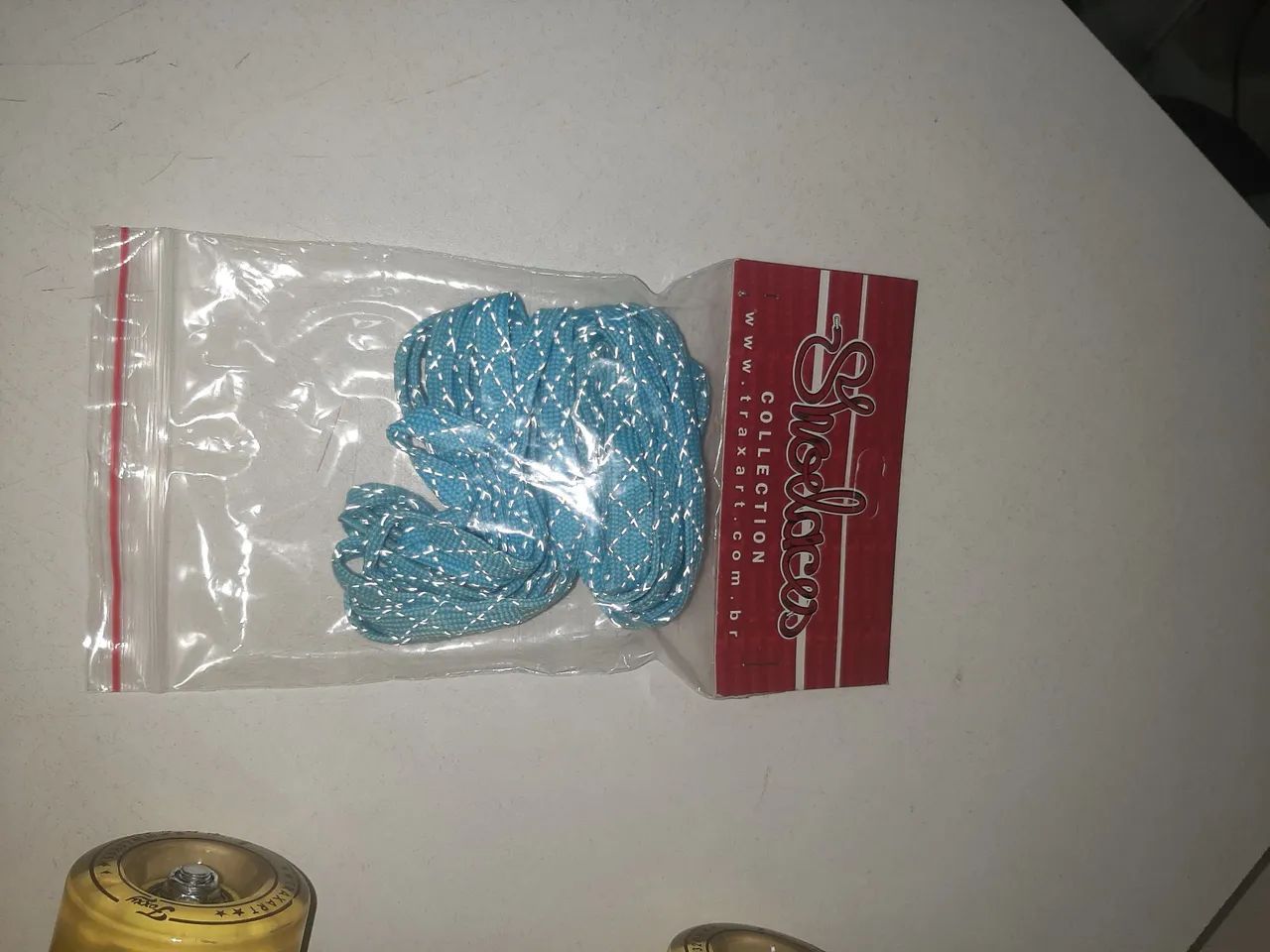 Patins Quad Traxart modelo Foxxy amarelo + cadarço refletivo - Foto 2