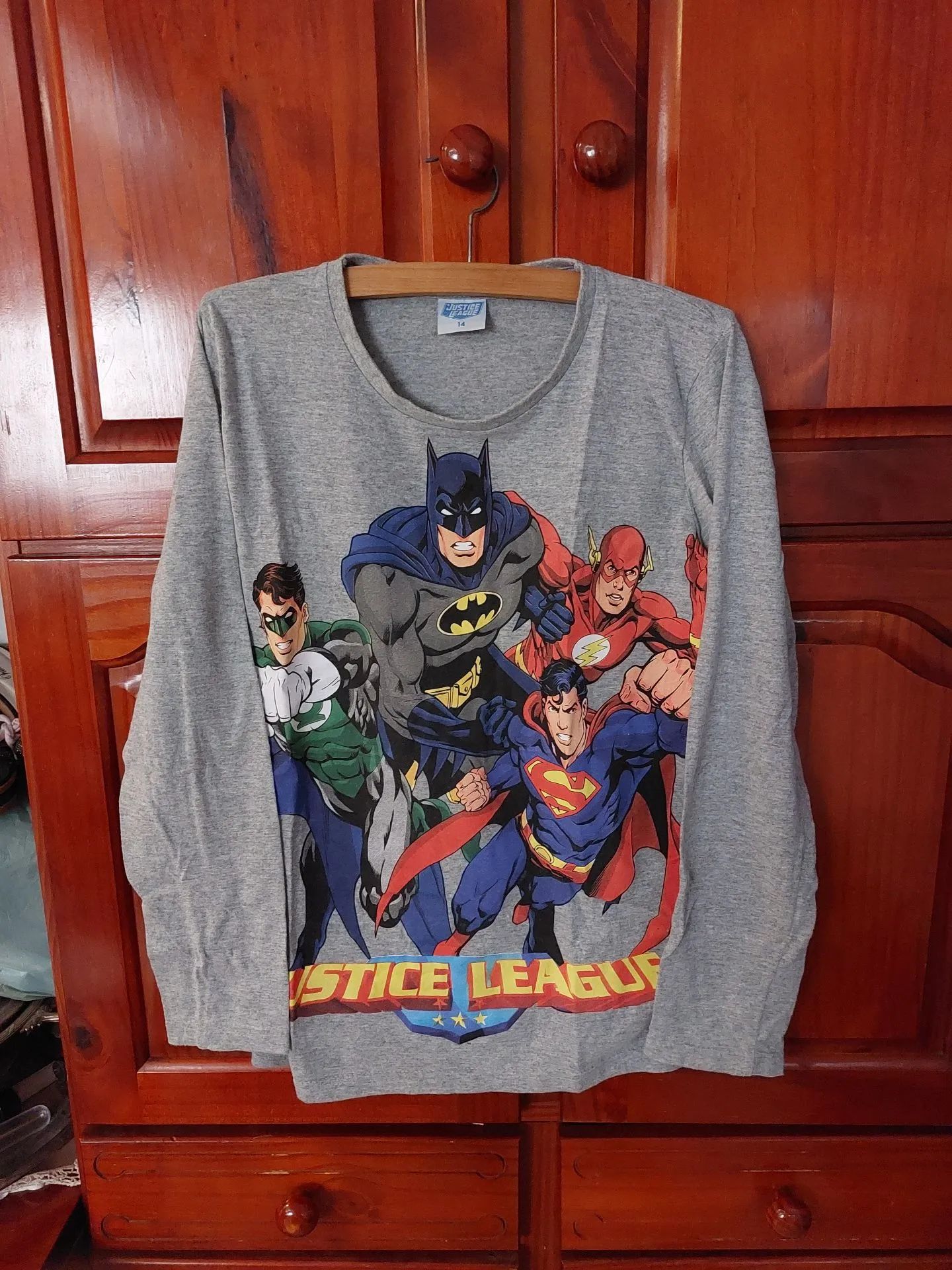 Camiseta Justice League - Batman, Superman, Flash e Lanterna Verde
