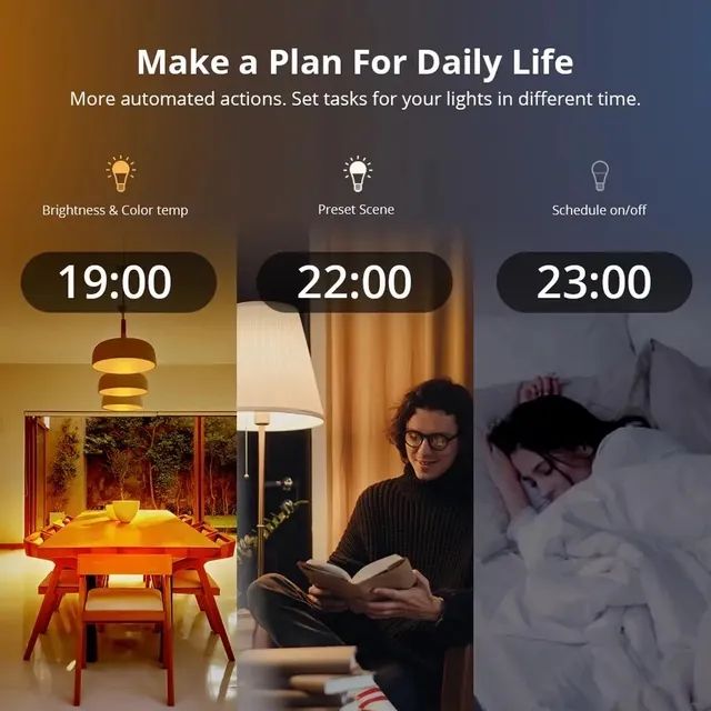 Lâmpada RGB Sonoff Wifi Inteligente, Compatível com Alexa  - Foto 3