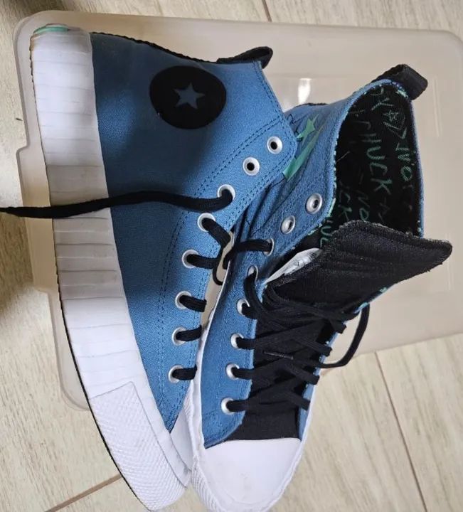 Tênis Converse All Star Unt1TI3D Azul - Foto 4