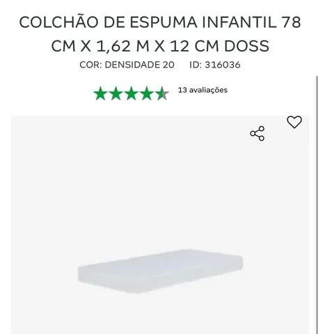 Cama casinha infantil Tok Stok com colchão  - Foto 4