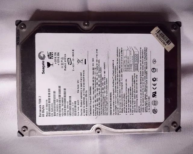 HD Seagate 80 GB