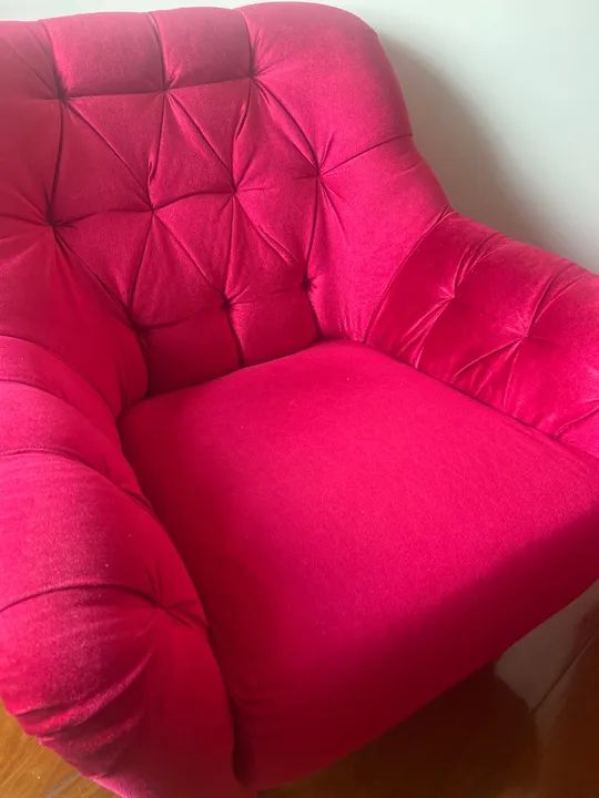 Par (ou individual) de Poltronas Molufan modelo Pietra Veludo  - Foto 4