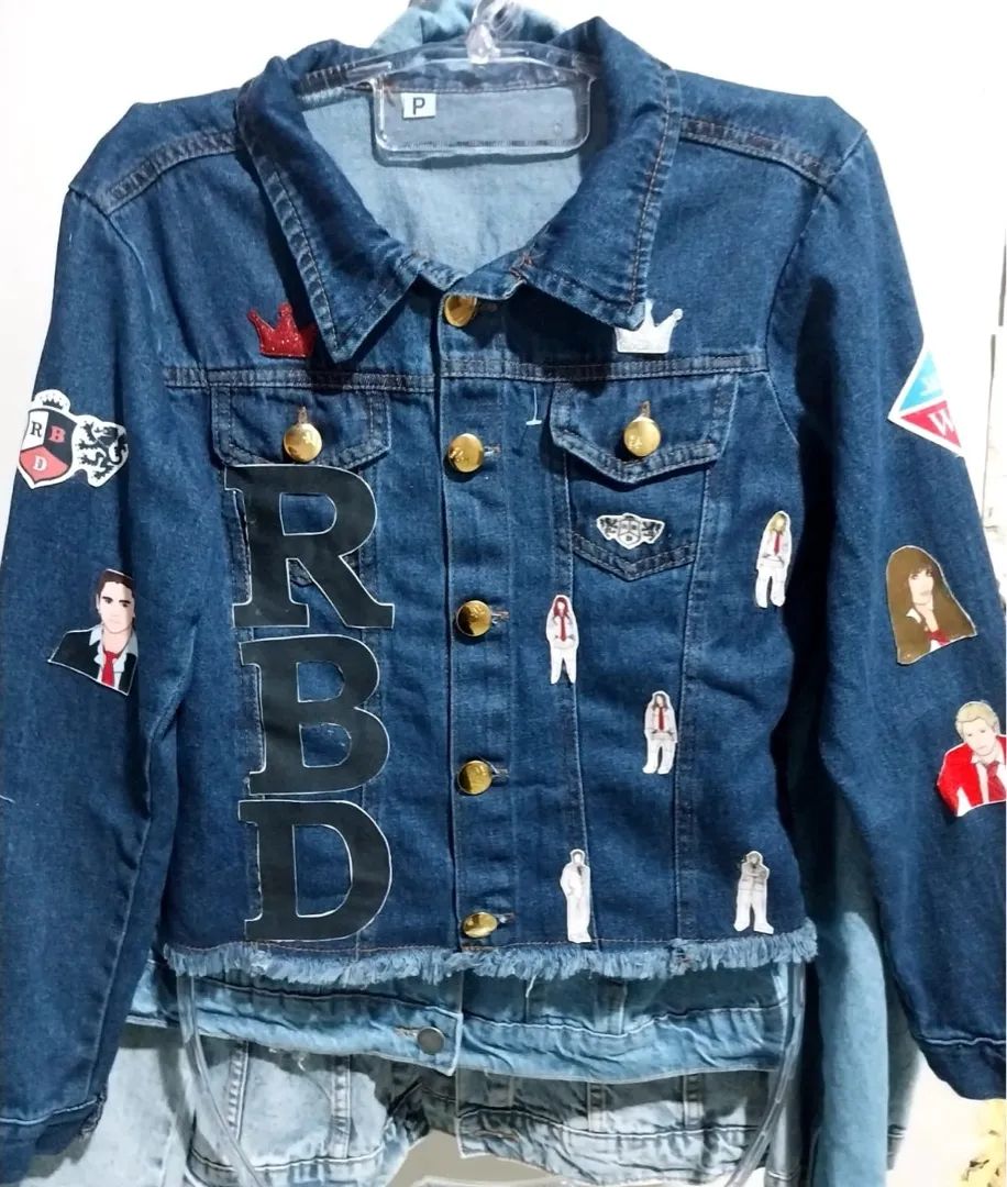 Jaqueta Jeans  Personalizada RBD - Rebelde - Foto 3