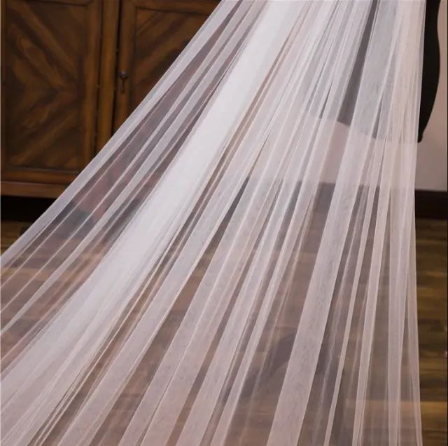 Véu de Noiva Longo Tule 2,9m - Foto 3