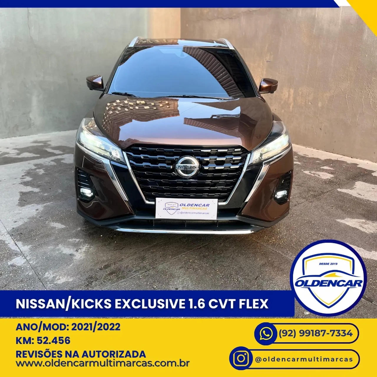 NISSAN/KICKS EXCLUSIVE 1.6 CVT FLEX