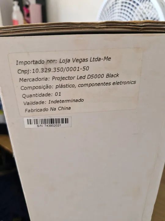 Projetor Led D5000 Black