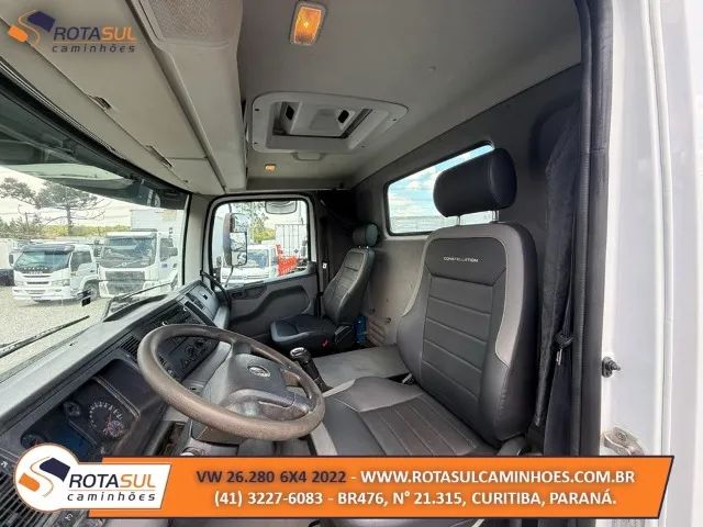 VW 26.280 2022 TRAÇADO 6X4 CHASSIS 5,00M - Foto 6