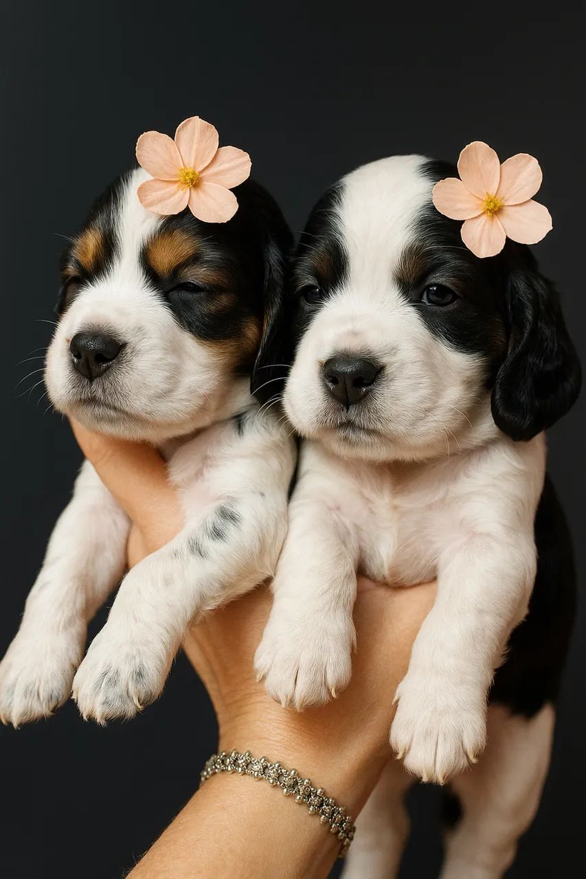 Filhotes Cocker Spaniel ingles, machinhos e fêmeas 