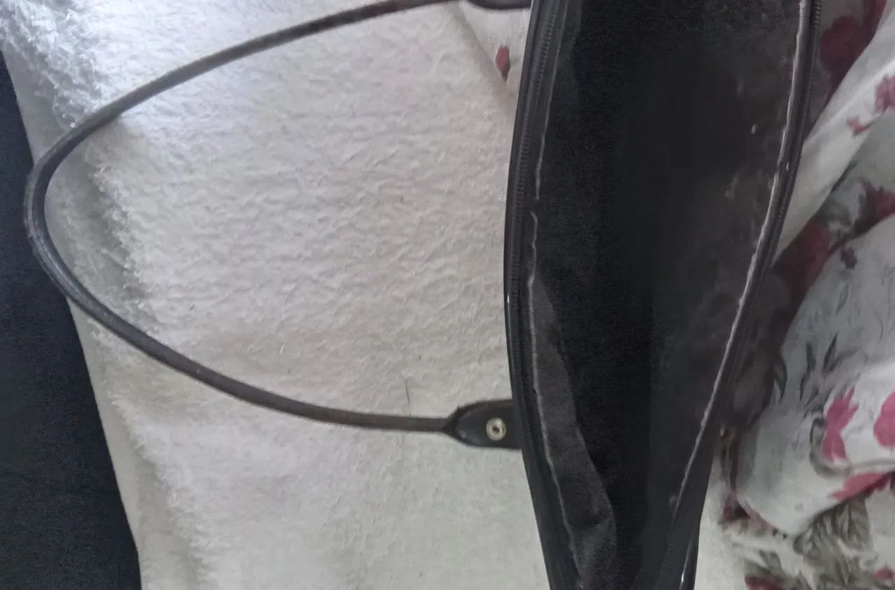 Bolsa de Couro Preta - Foto 5