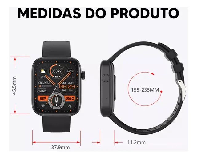 Smartwatch Colmi P71 Chamada Bt 5.1 Tela 1.9 Pol - Foto 5