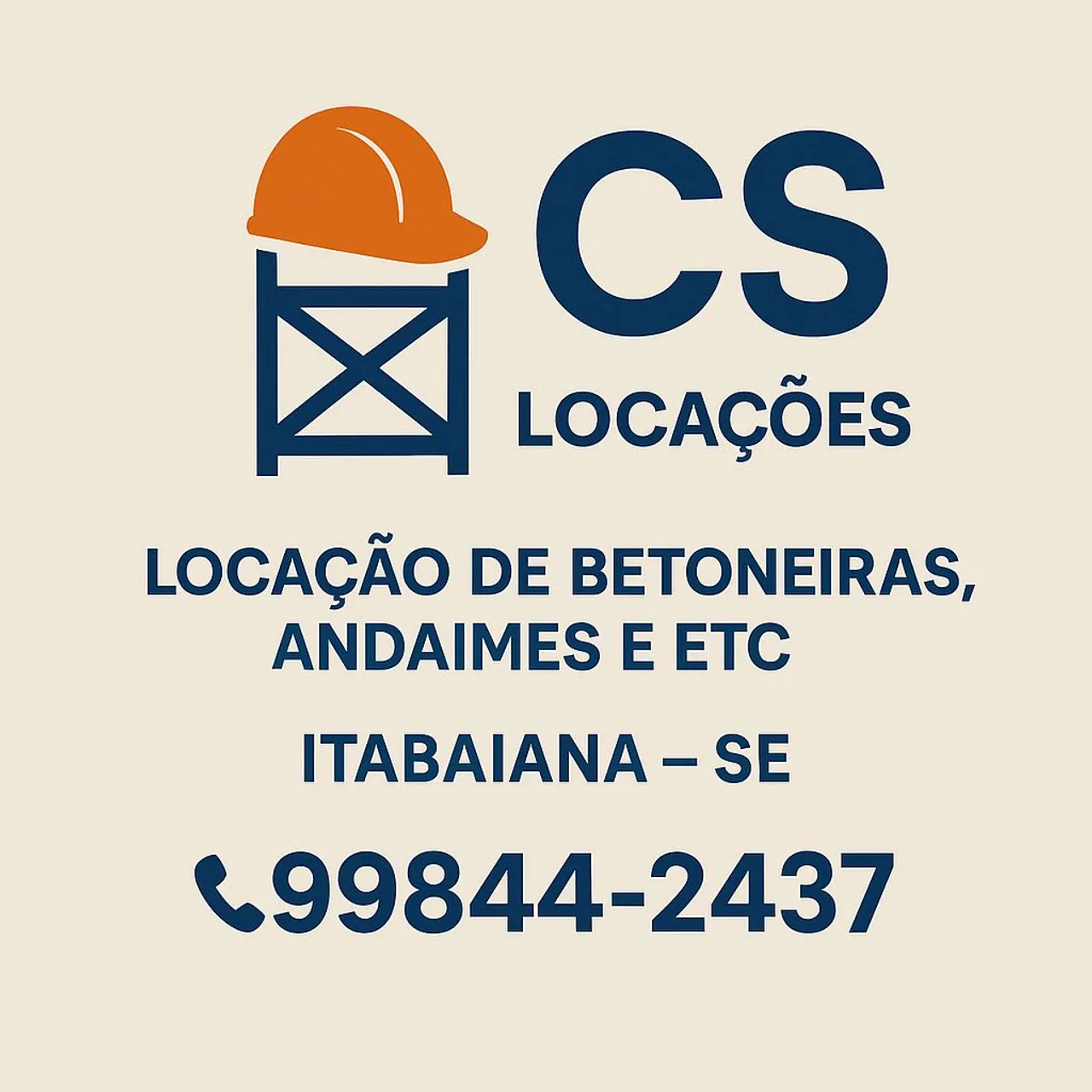 Locação de Betoneiras, Andaimes e Ferramentas
