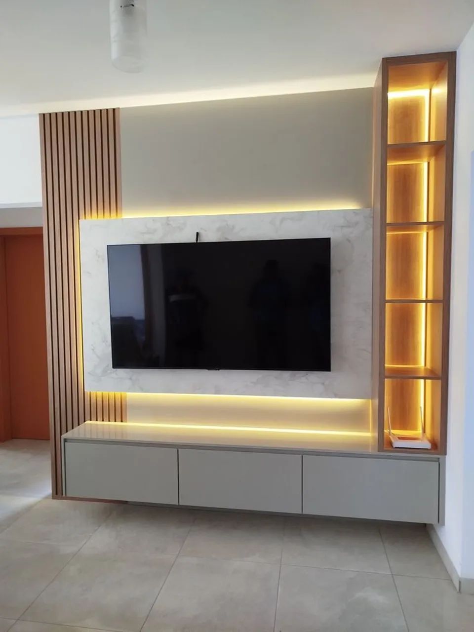 Custom Living Room Panel