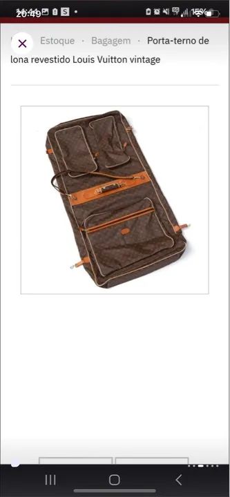 Porta-terno Louis Vuitton Vintage