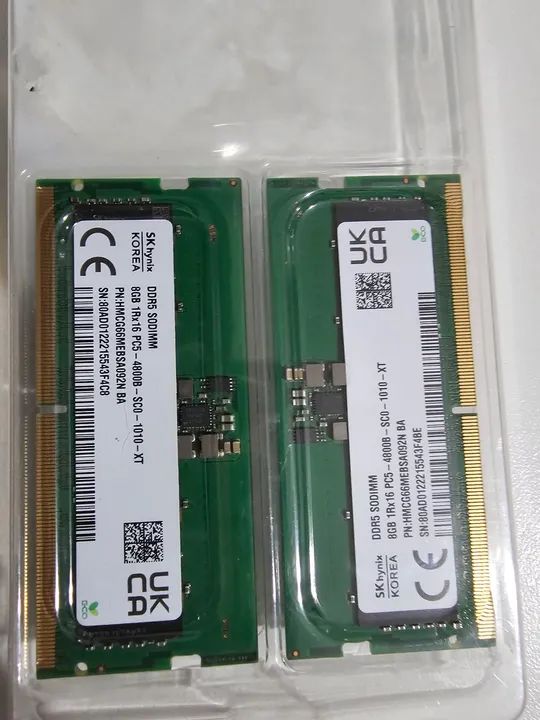 Memória Notebook 16Gb DDR5. NÃO ACEITO OLX PAY