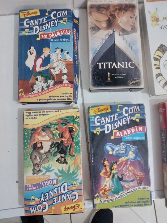 Lote de 10 fitas VHS Disney e outros - Foto 4